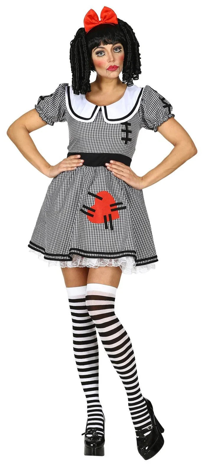 Disfraz de Muñeca de Trapo Siniestra para Mujer Hechiceros y Muñecas Vudú Widmann